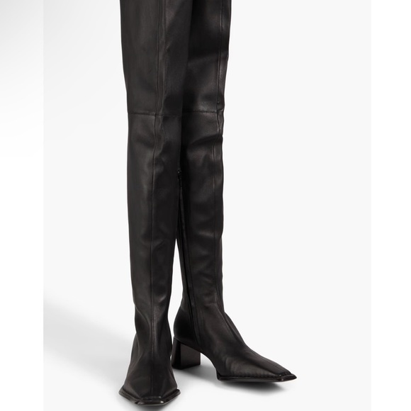 Alexander Wang Black Over the Knee Boots - Picture 5 of 10